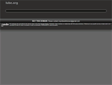 Tablet Screenshot of lube.org